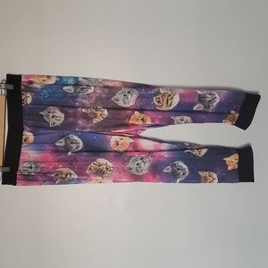 Fun galaxy cat leggings